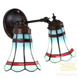 Filamentled Royal Blue Double Tiffany fali lámpa FIL5LL-6213