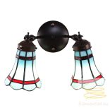 Filamentled Royal Blue Double Tiffany fali lámpa FIL5LL-6213