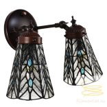 Filamentled Early Morning Double Tiffany fali lámpa FIL5LL-6215