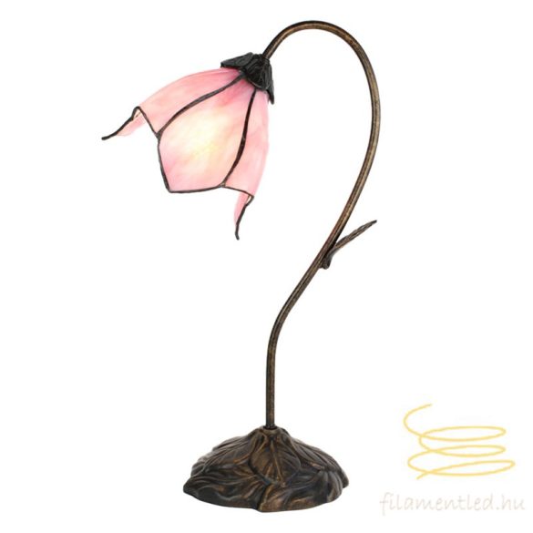 Filamentled Pink Flower Tiffany asztali lámpa FIL5LL-6234