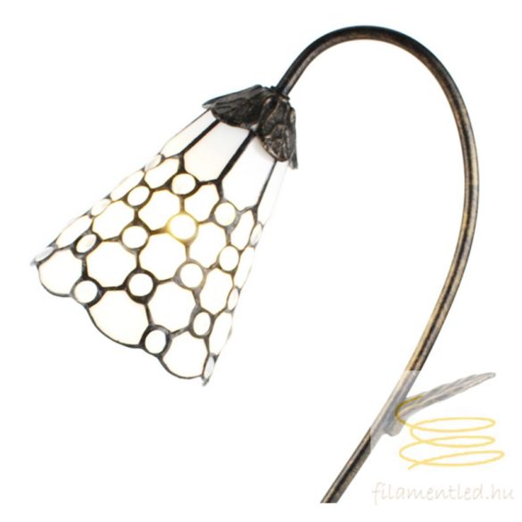 Filamentled Dotty White Tiffany asztali lámpa FIL5LL-6248