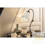 Filamentled Dotty White Tiffany asztali lámpa FIL5LL-6248