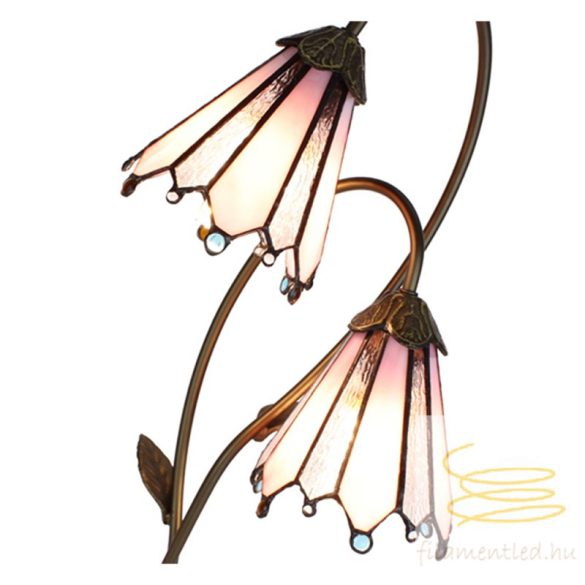 Filamentled Flower Dots Double Tiffany asztali lámpa FIL5LL-6251