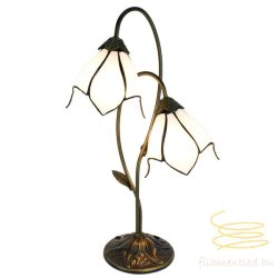   Filamentled White Flower Double Tiffany asztali lámpa FIL5LL-6256