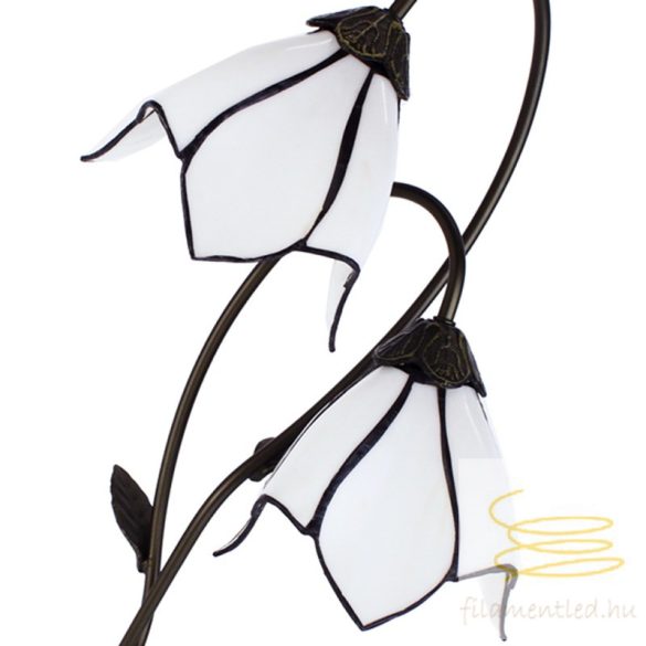 Filamentled White Flower Double Tiffany asztali lámpa FIL5LL-6256