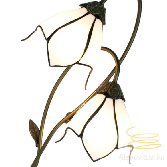Filamentled White Flower Double Tiffany asztali lámpa FIL5LL-6256