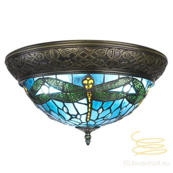 Filamentled Dragonfly Blue Tiffany mennyezeti lámpa FIL5LL-6263