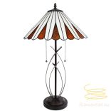 Filamentled Rustic Flower Tiffany asztali lámpa FIL5LL-6280