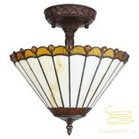 Filamentled Rustic Flower Tiffany mennyezeti lámpa FIL5LL-6281