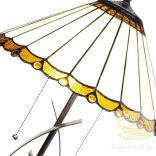 Filamentled Rustic Flower Tiffany asztali lámpa FIL5LL-6282