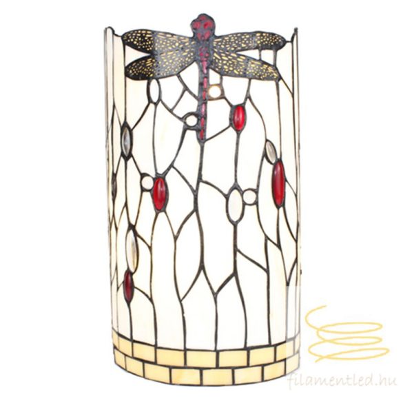 Filamentled Dragonfly White Tiffany fali lámpa FIL5LL-6303
