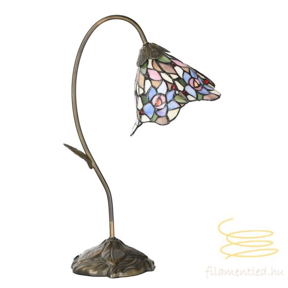 Filamentled Blue Flower Tiffany asztali lámpa FIL5LL-6311