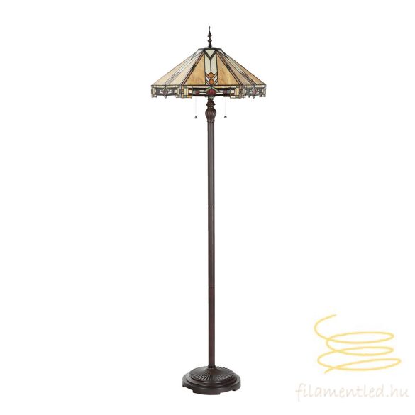 Filamentled Salen Beige Tiffany álló lámpa FIL5LL-6324