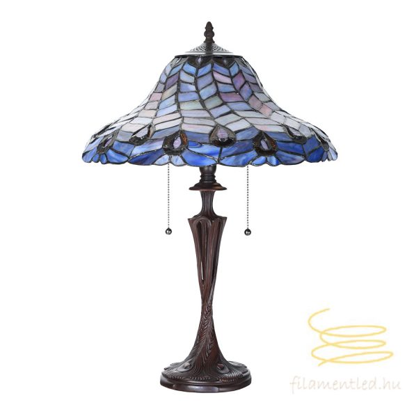 Filamentled Blue Purple Tiffany asztali lámpa FIL5LL-6338