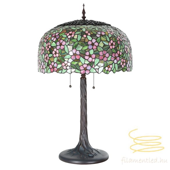 Filamentled Pink Flower Tiffany asztali lámpa FIL5LL-6349