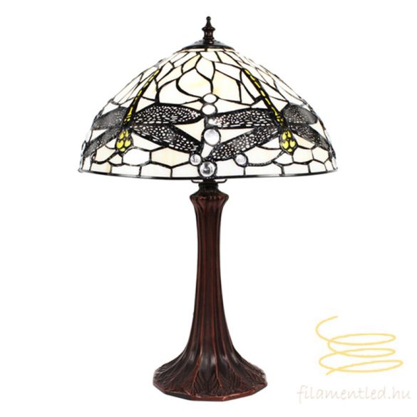 Filamentled Dragonfly White Tiffany asztali lámpa FIL5LL-9335W