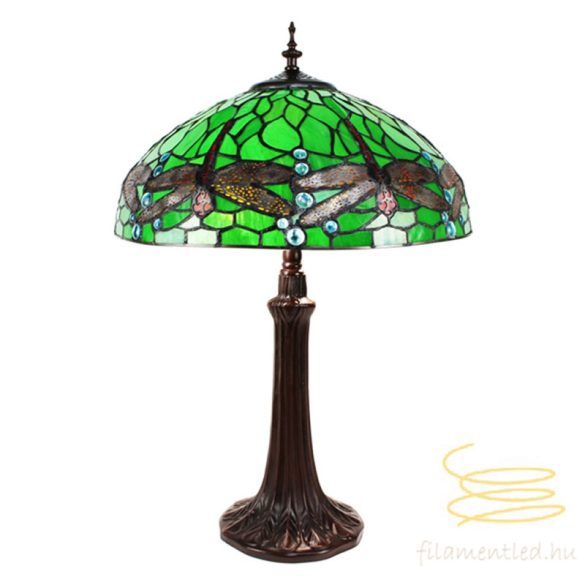 Filamentled Dragonfly Green Tiffany asztali lámpa FIL5LL-9337GR
