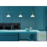HERSTAL VIENDA PENDANT SATIN BRASS/GLASS E14 HB060711400420