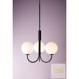 HERSTAL BALLON CHANDELIER BLACK G9 HB16658030153