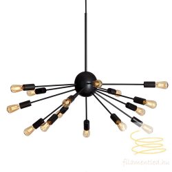 HERSTAL MIR PENDANT BLACK STRUCTURE E14 HB16659015353