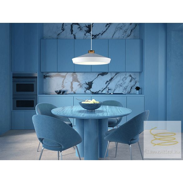 HERSTAL EDGE PENDANT L WHITE E27 HB1820036