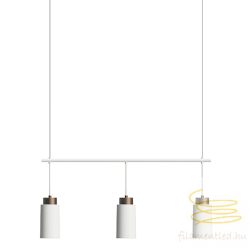 HERSTAL EDGE PENDANT TRIO WHITE E27 HB1823036