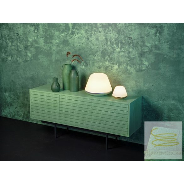 HERSTAL BLOOM SMALL TABLE LAMP D200 SATIN SILVER E27 HV462020718