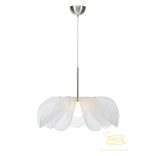 Markslöjd STYRKA Pendant 1L 75cm Satin Nickel/White  108818