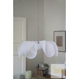 Markslöjd STYRKA Pendant 1L 75cm Satin Nickel/White  108818