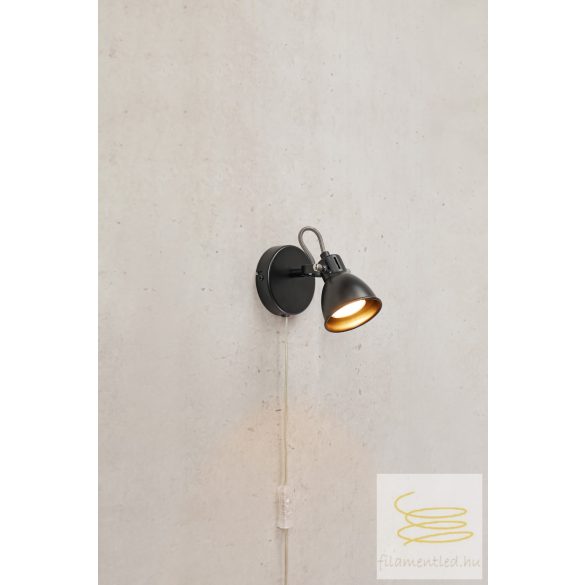 Markslöjd MION Wall 1L Matt Black 108846