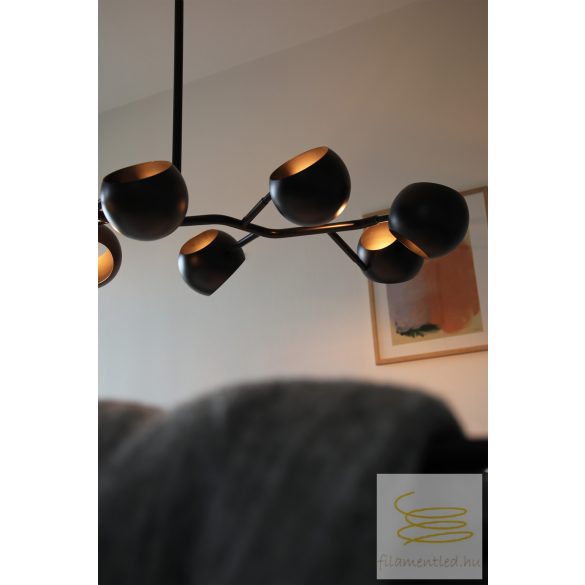 Markslöjd EDGAR Pendant 8L Black 108852