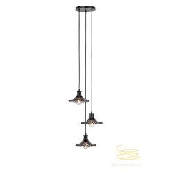 Markslöjd NOVIA Pendant 3L Black/Smoke 108853