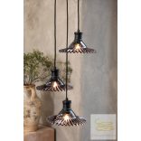 Markslöjd NOVIA Pendant 3L Black/Smoke 108853