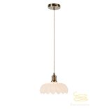 Markslöjd KURAGE Pendant 1L Antique Brass/White 108857
