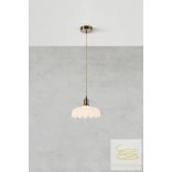 Markslöjd KURAGE Pendant 1L Antique Brass/White 108857