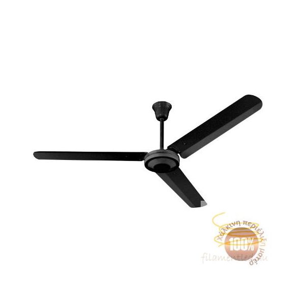 LINEME Industrial fekete 56” mennyezeti ventillátor 02-00101-2