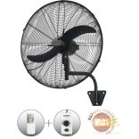 LINEME Professional fekete 26” 65cm fali ventillátor 02-00140-2