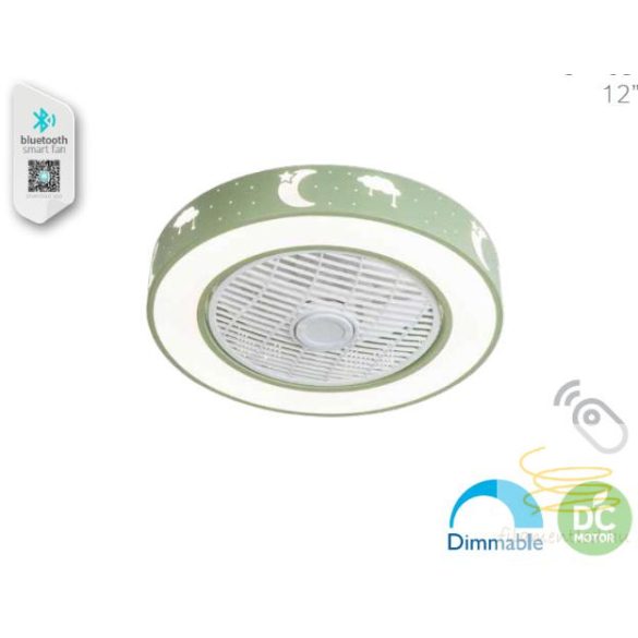 LINEME Menta mennyezeti ventillátor 12” 02-00147