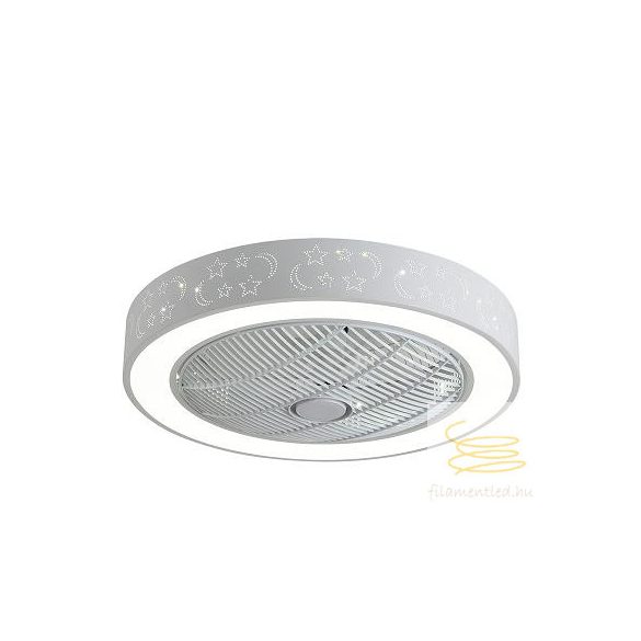 LINEME Aurora fehér 12” 02-00172 mennyezeti ventillátor