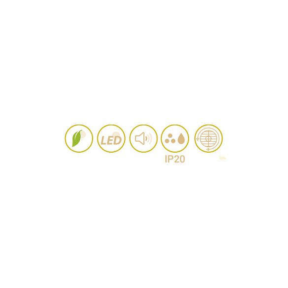 LINEME Cierzo nuovo 12” mennyezeti ventillátor