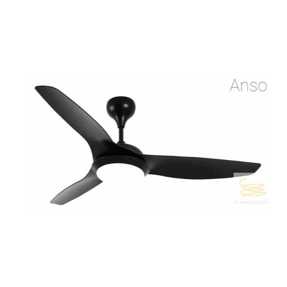 LINEME Anso fekete 52” mennyezeti ventillátor 02-00180