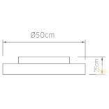 LINEME Aurora wood 12” mennyezeti ventillátor