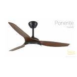 LINEME Ponente fekete/wenge 52” mennyezeti ventillátor 02-00194