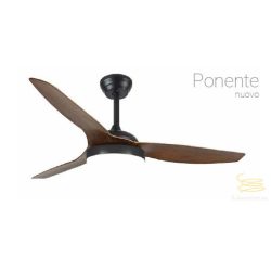   LINEME Ponente fekete/wenge 52” mennyezeti ventillátor 02-00194