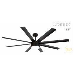 LINEME Uranus fekete 88” mennyezeti ventillátor 02-00313