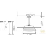 LINEME Caesio fehér 42” 02-00314