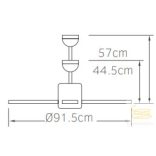 LINEME Oda 36” mennyezeti ventillátor