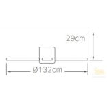 LINEME Hebe NO light 52” mennyezeti ventillátor