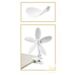 LINEME Clip fan ultrasoft white 02-00406