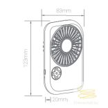 Lineme USB portable ultra slim fan Gameboy Fehér 02-00411